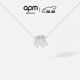 APM Monaco多圈小蠻腰銀項鏈頸鎖骨毛衣鏈吊墜時(shí)尚禮物送女友毛衣鏈