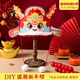 澳顏萊2026新年禮物馬年帽子春節節手工diy親子不織布幼兒園材料包制作 招財納福狀元紅帽【1個(gè)材料包】