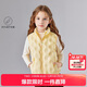 笛莎童裝女童馬甲2025年秋冬中大童羽絨服背心兒童女寶寶 淺黃 140
