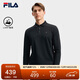 FILA 斐樂(lè )官方男子針織長(cháng)袖POLO衫2025秋季時(shí)尚休閑基礎上衣