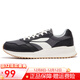 361°男鞋運動(dòng)鞋2025秋季網(wǎng)面休閑鞋輕便慢跑鞋男復古百搭鞋子 曜石黑/煙灰 42