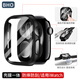 BHO【熱銷(xiāo)20萬(wàn)+】適用蘋(píng)果手表保護殼apple iwatch s10/s11保護殼膜一體套se3/9/8/ultra3鋼化膜2防摔 殼膜一體【黑色】 iwatch 10/11代【46mm表盤(pán)】
