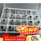 花沐禧裱花嘴全套一整套裱花嘴常用通用型八齒曲奇玫瑰葉子圓口奶油嘴頭 24個(gè)花嘴