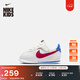 耐克嬰童卡通小眼睛運動(dòng)鞋魔術(shù)貼男女童寶寶NIKE CORTEZ IH7659 100山峰白/貴族紅/皇家寶藍/白 27