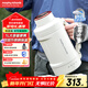 摩飛電器（Morphyrichards）電熱水壺 便攜式燒水壺 家用戶(hù)外旅行1L大容量雙層304不銹鋼保溫防燙旅行電水壺電熱水杯MR6061白