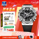 卡西歐（CASIO）炫彩小鋼炮黑金g-shock時(shí)間戰士時(shí)尚運動(dòng)防水手表送男友節日禮物 GM-110-1A小鋼炮金屬銀