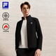 FILA 斐樂(lè )官方男士針織長(cháng)袖外套2026春新款健身運動(dòng)加絨立領(lǐng)上衣