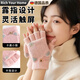 RICH YOUR HOME德國品質(zhì)露指翻蓋手套女冬季保暖學(xué)生可愛(ài)大童寫(xiě)字針織毛線(xiàn)半指 粉色[小貓翻蓋女款] 均碼