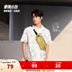 安踏（ANTA）王一博同款斜挎包 男女休閑運動(dòng)通勤包簡(jiǎn)約百搭輕便騎行單肩胸包 麥芽黃-2 均碼