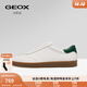 GEOX杰歐適秋冬新品男士真皮透氣德訓鞋時(shí)尚休閑經(jīng)典百搭白鞋潮流 白綠色 42