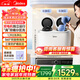 美的（Midea）雙子座分區洗衣機 迷你小型全自動(dòng)脫水內衣褲襪臺式波輪雙桶 高溫煮洗除菌除螨 洗襪子機內褲機 【新升級】1KG雙桶分區洗-MNBB10VH70E