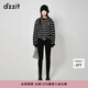 DZZIT地素牛仔打底褲秋冬丹寧設計感小眾小腳褲女 黑色 XS