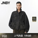 JNBY/江南布衣春季夾克外套女不規則解構設計感翻領(lǐng)長(cháng)袖5P2610800 998/牛仔深灰 S