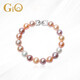 GiO珠寶 彩色珍珠手鏈手串女s925糖果色送女友送老婆禮物