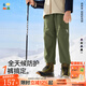 森林棠【超能軟殼褲】森林棠「雙層加絨」秋冬保暖防潑水兒童戶(hù)外運動(dòng)褲 潑墨走筆 150