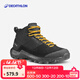 迪卡儂（DECATHLON）徒步鞋男鞋戶(hù)外休閑登山鞋男女防水防滑中幫春秋運動(dòng)鞋鞋子 MH500 黑色-中幫-男款（兩雙鞋帶） 43