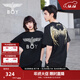 BOY LONDON【金翼鎖鏈】夏季短袖情侶款翅膀燙金潮牌涼感T恤N01918 黑印金N01918 經(jīng)典升級 M