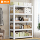 家惠優(yōu)選加厚家用貨架多層落地置物架陽(yáng)臺收納雜物間儲物架五層120*40*183
