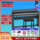 羅蘭（Roland）  RP107電鋼琴藍牙智能教學(xué)88鍵重錘成人家用立式數碼鋼琴 F107折疊式琴蓋++RH200S耳機禮包