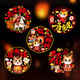 極度空間 馬年裝飾窗花2026新年春節裝飾過(guò)年福字貼靜電貼玻璃門(mén)剪紙10張