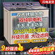 三峽勁霸【純銅電機】大容量半自動(dòng)洗衣機家用老式大容量雙缸雙桶商用酒店賓館被子毛毯四件套以舊換新 50公斤雙鋼紫【9秒強洗+滾珠軸承純銅+防爆脫水】