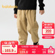 巴拉巴拉童裝男童長(cháng)褲加絨中大童褲子秋冬燈芯絨保暖蘿卜長(cháng)褲208424108105