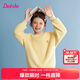 笛莎（DEESHA）女童加絨衛衣2025秋款中大童寬松長(cháng)袖上衣童裝兒童寬松百搭秋裝