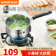 蘇泊爾（SUPOR）奶鍋316不銹鋼湯鍋煎鍋嬰兒輔食鍋煮面鍋泡面鍋湯鍋套裝鍋 316L不銹鋼奶鍋(標準款)16cm