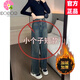 EDJCVTT復古藍牛仔褲女150小個(gè)子冬季顯高搭配高腰顯瘦直筒褲窄版闊腿褲 復古藍【加絨 保暖】 加厚 XL 【建議115-125斤】