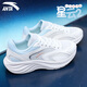 安踏（ANTA）星云2女鞋運動(dòng)鞋2026春夏季網(wǎng)面透氣軟底跑步鞋緩震輕便休閑鞋女 象牙白/冰晶綠 37.5