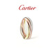 卡地亞（Cartier）Trinity系列戒指 小號款 18K白金黃金玫瑰金新年禮物 B4235100-51