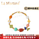 La Martina多寶手鏈女輕奢小眾高級感南紅瑪瑙蜜蠟玉石手串生日禮物女 八寶玲瓏（多寶手鏈）