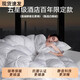 出品羽絨被匈牙利A類(lèi)95白鵝絨防跑絨被子全棉被 純潔白面包款 羽絨被白鵝絨 150x200cm   充絨950g