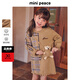 MiniPeace太平鳥(niǎo)童裝冬女童連衣裙F2FAD4A25 卡其色 130 cm