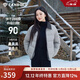 坦博爾輕薄羽絨服女短款翻領(lǐng)寬松舒適襯衫式女士外套夏云灰165