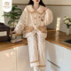 莫代爾法蘭絨睡衣女士秋冬季加絨加厚25新款可愛(ài)女士冬天保暖家居服套裝