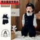 NAOISKEY?腦斯基秋季嬰兒衣服男寶寶韓系馬甲襯衫長(cháng)褲西裝三件套兒童套裝周歲禮服 馬甲三件套。 90 cm 建議：12-2(22-26斤左