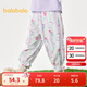 巴拉巴拉兒童褲子男女童夏季防蚊褲小童寶寶睡褲天絲可外出209225171203