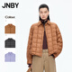JNBY/江南布衣【商場(chǎng)同款】25秋新品羽絨服輕薄寬松直筒簡(jiǎn)約5P9C12150 218/黃咖 M