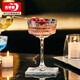 青蘋(píng)果雕花水晶玻璃莫吉托雞尾酒杯250ml兩只 女士馬天尼香檳酒杯紅酒杯