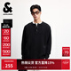 杰克·瓊斯（JACK&JONES）男裝25年秋冬季毛衣男士慵懶風(fēng)寬松休閑亨利領(lǐng)針織復古提花打底衫 E40黑色 常規 預售11月27日左右發(fā)貨 M （175）
