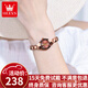 歐利時(shí)（OLEVS）瑞士認證品牌手表女簡(jiǎn)約氣質(zhì)女士手表小巧輕奢防水石英表鎢鋼女表 OLEVS-7007-玫瑰金