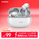 真我（realme）Buds T200 lite 48小時(shí)超長(cháng)續航 12.4mm鍍鈦動(dòng)圈 AI深度通話(huà)降噪 通用蘋(píng)果安卓 風(fēng)暴灰