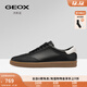 GEOX杰歐適秋冬新品男士真皮透氣德訓鞋時(shí)尚休閑經(jīng)典百搭白鞋潮流 黑色 41