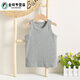 莎趣禾兒童純棉夏季螺紋薄款背心男女童寶寶吸汗透氣打底衫百搭外穿神器 麥科貝爾【麻灰色】單件裝- 退貨 100 身高85-95cm