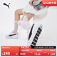 彪馬（PUMA）【小白鞋】增高厚底網(wǎng)球風(fēng)板鞋女休閑鞋 SKYE 374764 白-黑色-02 37