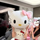 Hellokitty  卡通動(dòng)漫人偶服裝定制玩偶服凱蒂貓cos頭套表演活動(dòng) 丹尼爾粉色蝴蝶結 均碼