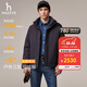 HAZZYS男裝 冬款【四防】羽絨服男PHIZ系列立領(lǐng)寬松男外套 紫色VL L （175/96A 48）