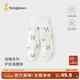童泰（TONGTAI）嬰兒褲子秋冬季純棉男女寶寶高腰長(cháng)褲兒童家居服睡褲夾棉童裝 綠色 110 cm