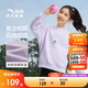 安踏兒童衛衣女童2025冬季套頭衫加絨保暖字母百搭運動(dòng)衛衣A62547719